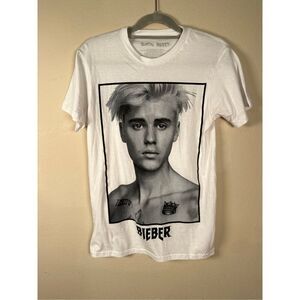 Justin Bieber Graphic Tee Sz S